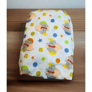 Disney Baby Dumbo The Flying Elephant Fitted Crib Sheet